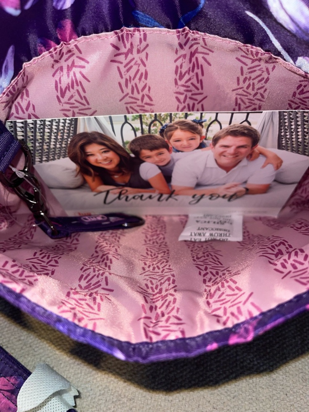 Lug Shimmy Crossbody Dragonfly Purple - New - Picture 9 of 11